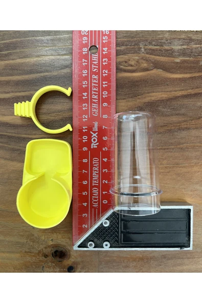 Ti-Sert 1. Kalite Yerli Üretim Renkli Muhabbet Kuşu Suluğu – 8cm/70 ml Kuş Kafes Suluğu (1 ADET) - 2