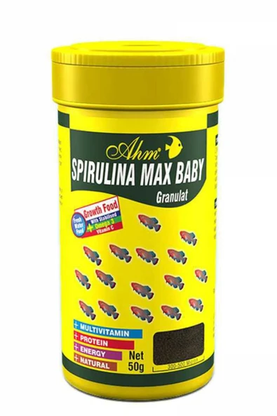Ahm Spirulina Max Baby Granulat 100 ml Skt:02/2028 ürün görseli 1