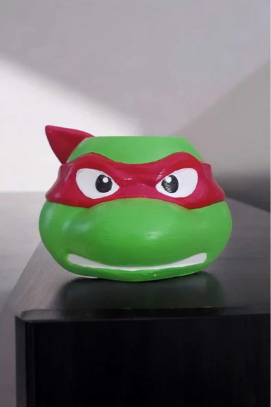 Gobo Ninja Kaplumbağa Şeklindeki Kalemlik Farklı Karakterler 7x10 cm - Resim 6