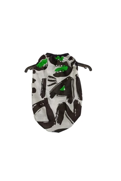 Gobo Harf Desenli Siyah Kollu Kedi Köpek Kıyafeti Elbisesi Xlarge/xl/beden 4 - Resim 2