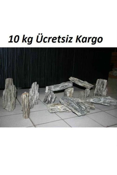 10 Kg Gnays Kaya Orijinal 1.kalite Doğal Dekoratif Simli Gnays