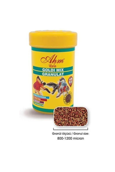 Ahm Goldi Mix Granulat 250 ml. Skt:10/2027 - Resim 2
