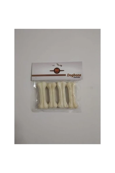 Ans Dogbone Rawhide Sütlü 7 Cm Eco 4'lü Kemik