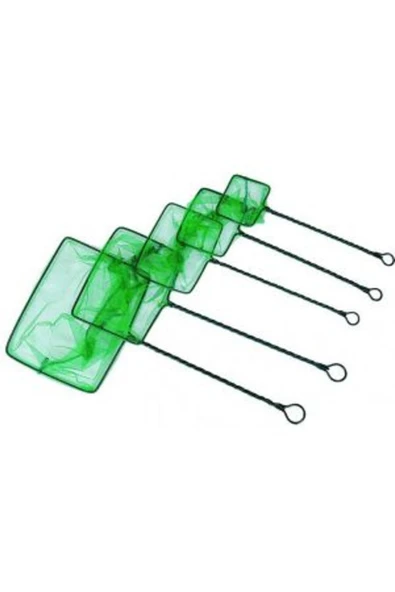 Liya Akvaryum Balık Yakalama Fileli Kepçe 13x10 Cm Sap Uzunluğu 29 Cm ürün görseli 1