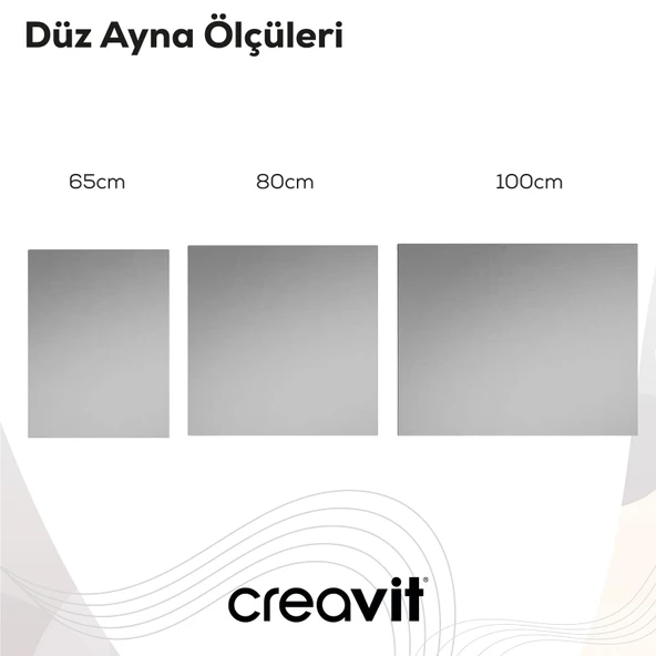D20 80 Cm Düz Ayna - Resim 3