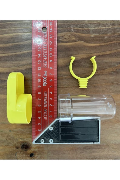 Ti-Sert 1. Kalite Yerli Üretim Renkli Muhabbet Kuşu Suluğu – 8cm/70 ml Kuş Kafes Suluğu (1 ADET) - 3