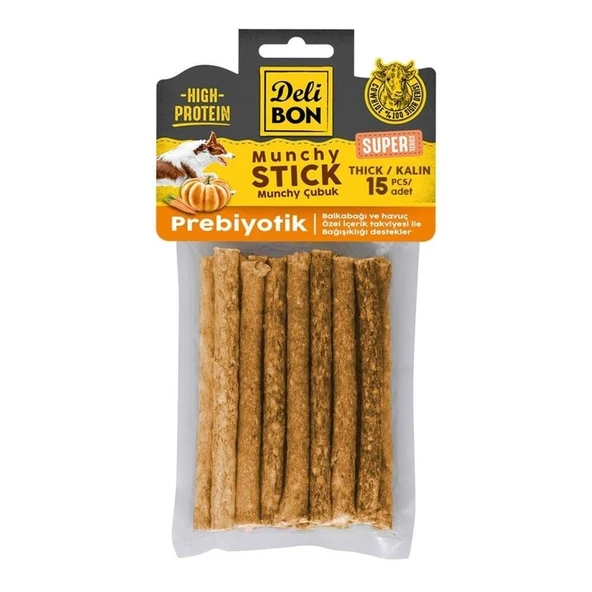 Delibon Super Munchy Çubuk Prebiyotik Kalın (15 Adet) ürün görseli 1