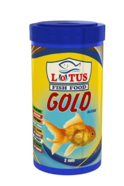 Lotus Gold Natural Granül Japon Balığı Yemi 250ml Gold Natural 90 gr ürün görseli 1