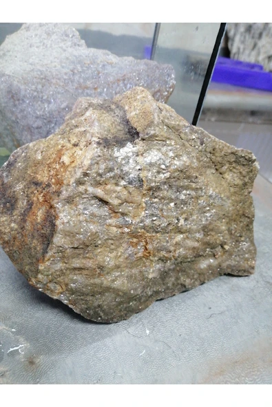 TROPİKAL Doğal Simli Gnays Kaya 1 Kg - Resim 2