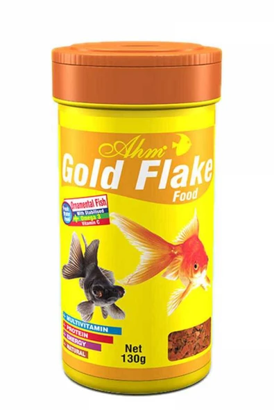 Ahm Gold Flake Food 100 ml. Skt:11/2027