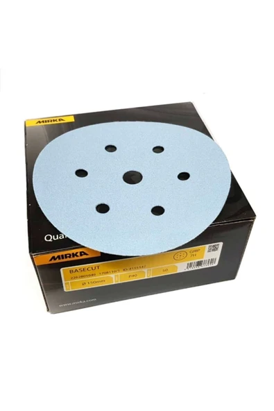 MİRKA Basecut 150mm 7d Hookıt Dısk Zimpara P180 100'lü Paket ürün görseli 1