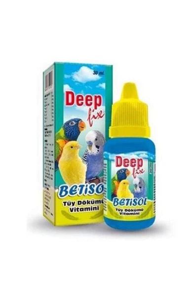 Deep Fix Deep Betisol Kuşlar Için Tüy Dökümü Vitamini 30 Ml