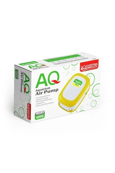 TROPİKAL Aq950 Çift Çıkışlı Akvaryum Hava Motoru 2x5,5 L/dak 5 W. ürün görseli