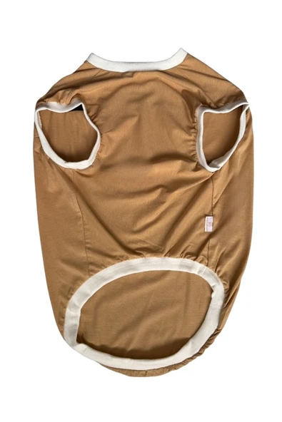 Gobo Orta ve Büyük Irk Köpekler için Mickey Mouse Desenli Sütlü Kahve Köpek Kıyafeti Giyimi - 3