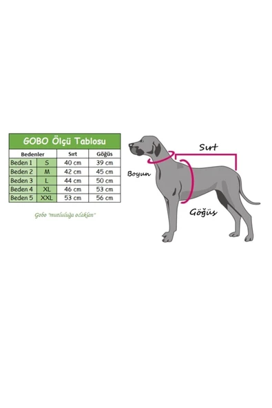 Gobo Pembe Kareli Papyonlu Dişi Kedi Köpek Kıyafeti Elbisesi - Resim 8
