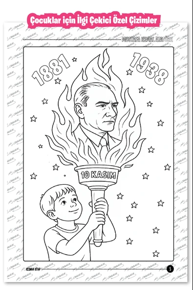 Atatürk Boyama Kitabı - 4