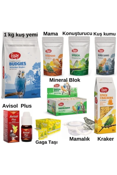 Fizzy Kuş Sağlıklı Beslenme Seti