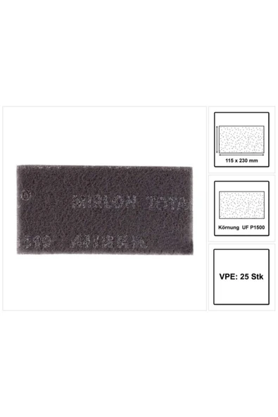 MİRKA Mirlon Total 115x230 mm Uf 1500 Gri 25 Adet - Resim 2