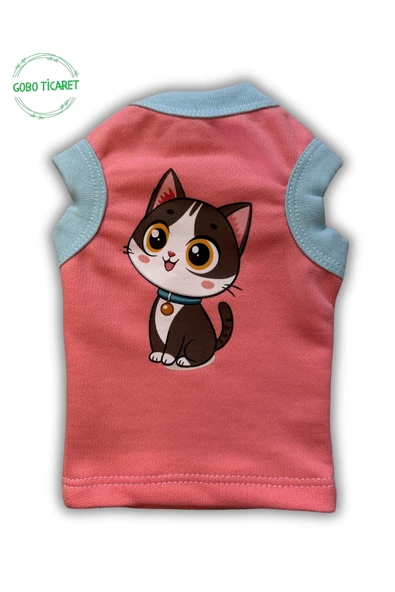Gobo Yumuşacık Şeker Pembe Kedi ve Köpek Kıyafeti Elbisesi Farklı Modeller - XS, S, M, L Beden - Resim 7