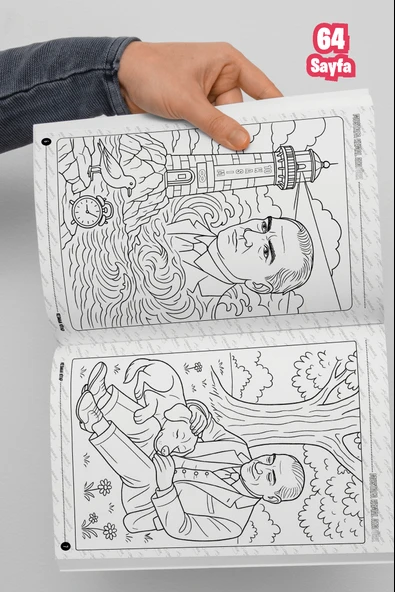 Atatürk Boyama Kitabı - 2