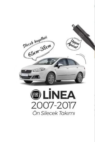 Rbw Fiat Linea 2007-2017 Ön Muz Silecek Takımı MRS003 - Resim 2