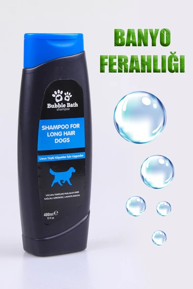 Bubble Bath Uzun Tüylü Köpek Şampuanı 400 Ml