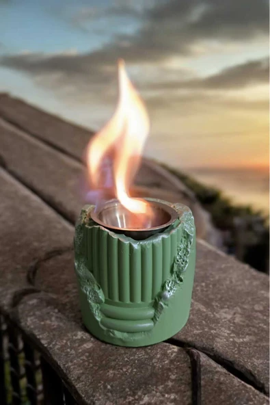 Gobo Şık ve Dekoratif Ateş Çukuru Yeşil ürün görseli