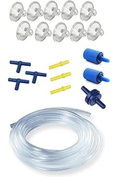 Durtaş Akvaryum Ekipman Seti (5 M.Hava Hortumu Ve Taşı-Ek Seti-Vatuz,-Çekvalf) ürün görseli