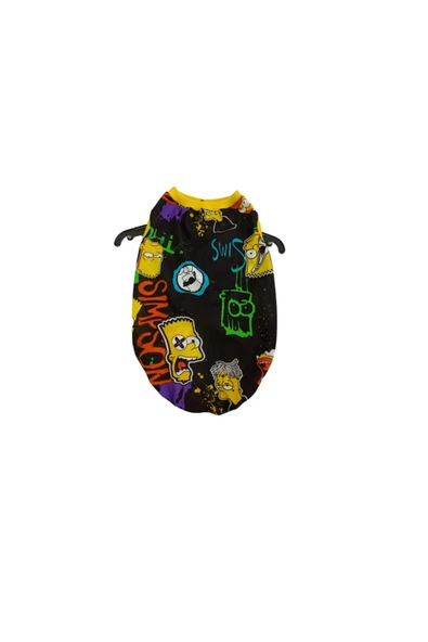 Gobo Simpson Desenli Kedi Kıyafeti Elbisesi Xlarge/xl/beden 4 - Resim 2