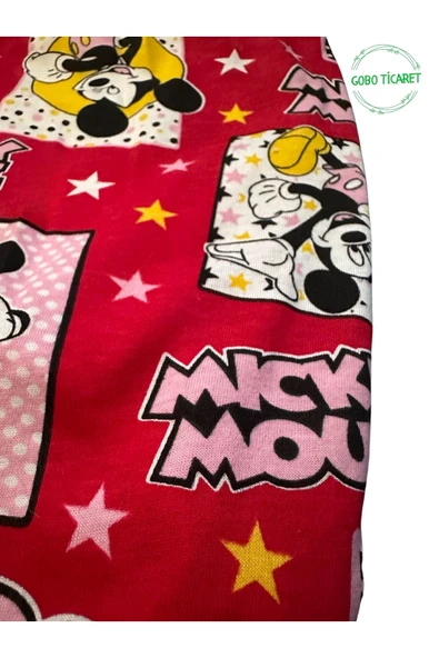 Goboticaret Kırmızı Mickey Mouse Desenli Kedi Köpek Kıyafeti Elbisesi XLARGE/XL/Beden 4 - Resim 4