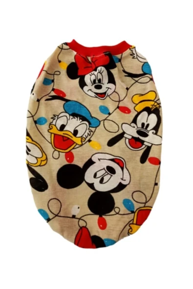 Gobo Çizgi Film Karakterli Bej Kedi Köpek Kıyafeti Elbisesi XXLarge/XXL/Beden 5 - Resim 2