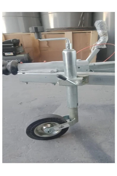 Gobo Karavan Tekerlekli Ön Kriko Römork Destek Tekeri - Resim 4