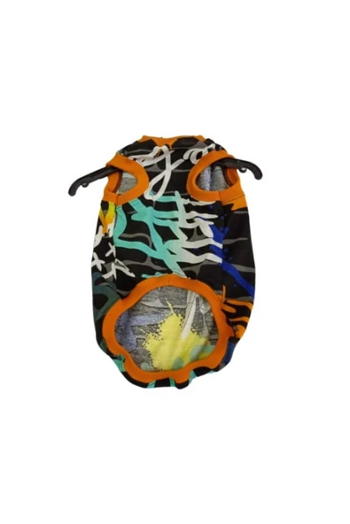 Gobo Grafiti Desenli Kedi Kıyafeti Elbisesi Small/s/beden 1 ürün görseli 1