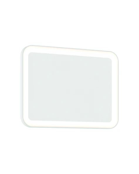 Patara Dikdörgen Led Ayna 85x65cm Mat Beyaz ürün görseli 1