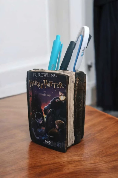 Gobo Harry Potter ve Felsefe Taşı Kitabı Şeklindeki Kalemlik 10x8 cm - Resim 2