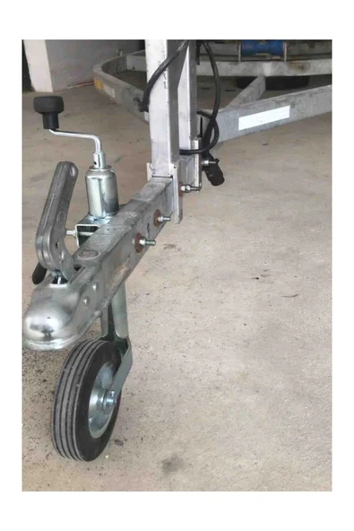 Gobo Karavan Tekerlekli Ön Kriko Römork Destek Tekeri - Resim 3