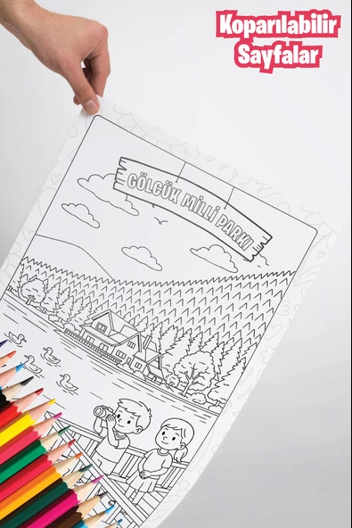 Türkiye Güzellikleri Boyama Kitabı - 4