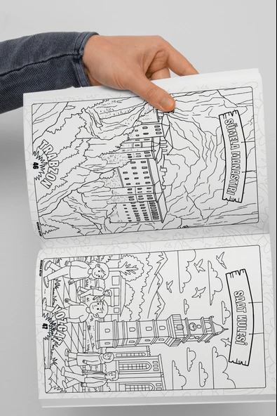 Türkiye Güzellikleri Boyama Kitabı - 2