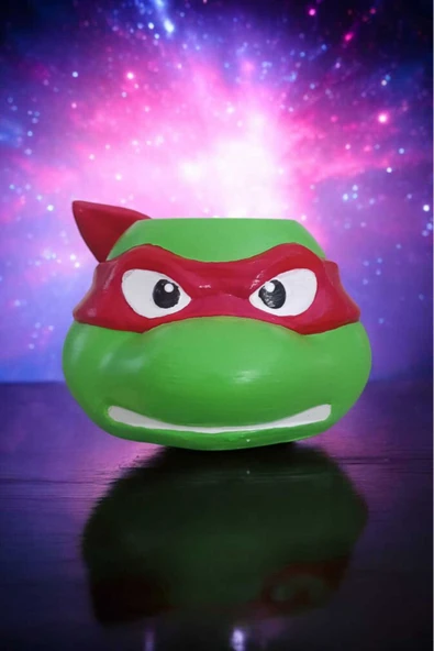 Gobo Ninja Kaplumbağa Şeklindeki Kalemlik Farklı Karakterler 7x10 cm - Resim 3