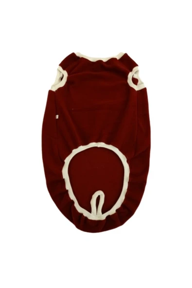 Gobo Orta Ve Büyük Irk Kırmızı Polar Köpek Kıyafeti Elbisesi 6xl ürün görseli