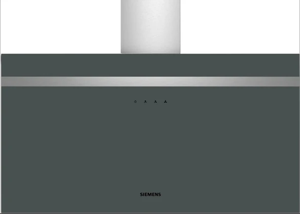 Siemens LC95FCJ00T iQ300 Duvar Tipi Davlumbaz 90 cm Şeffaf cam titanyum baskılı ürün görseli