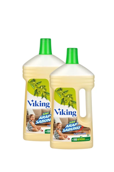 VİKİNG SIVI ARAP SABUNU BİTKİSEL 1 LİTRE -2 ADET ürün görseli 1