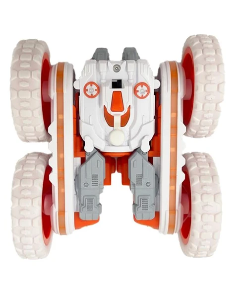 Vardem Uzaktan Kumandalı Full Fonksiyon 2.4GHz Şarjlı Buhar Atan Akrobat Araba Beyaz H07 - Resim 2