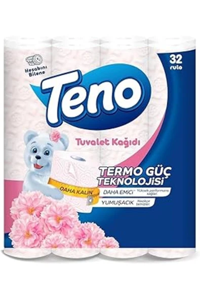 Teno Pudra Kokulu Tuvalet Kağıdı 32 Adet