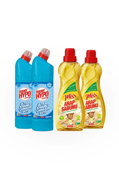 Ultra Çamaşır Suyu Okaliptus Ferahlığı x2  + Miss Arap Sabunu x2 Paketi - 2