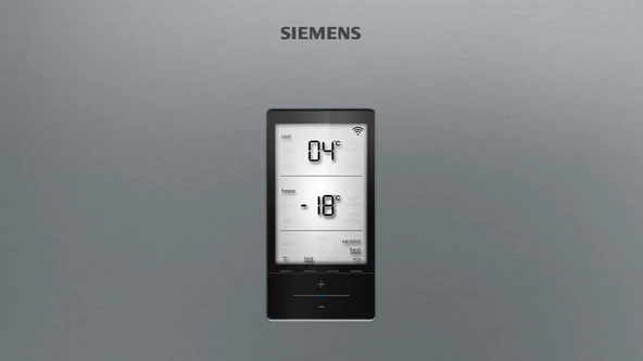 Siemens KG76NAIF0N iQ500 Alttan Donduruculu Buzdolabı 186 x 75 cm Kolay temizlenebilir Inox - 3