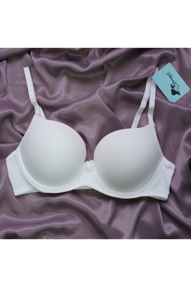 STORMED Ekstra Dolgulu Tam Destekli 3'lü Set SİYAH BEYAZ EKRU Sütyen 100 - Resim 5