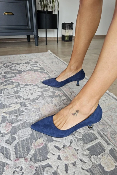 10 670 Topukla Kadın 6 cm Kadeh Topuk Stiletto - Resim 7