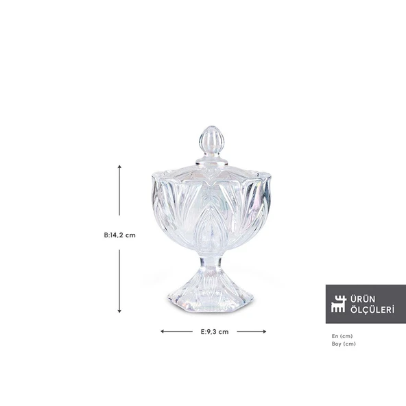 Karaca Barry Cam Lokumluk / Şekerlik Luster - Resim 2