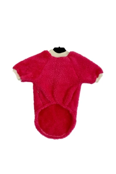 Gobo Welsoft Kışlık Lastikli Pembe Kedi Köpek Kıyafeti Elbisesi xlarge/xl/beden 4